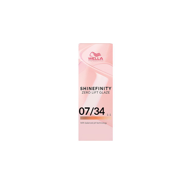 Wella Shinefinity 07/34 Biondo medio dorato-rame